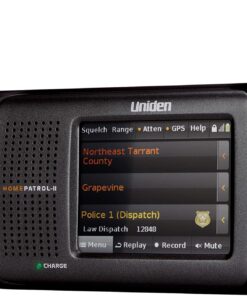 Uniden HomePatrol-2 Color Touchscreen Simple Programing Digital Scanner, TrunkTracker V and S,A,M,E, Emergency/Weather Alert, Digital Capable, APCO P25 Phase 1 and 2, Covers USA and Canada