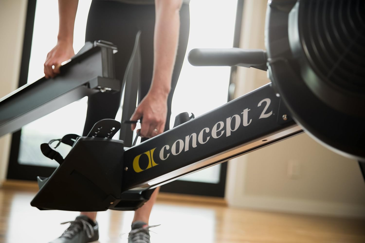 Concept2 RowErg Indoor Rowing Machine - PM5 Monitor, Device Holder, Adjustable Air Resistance, Easy Storage Concept2 RowErg Indoor Rowing Machine - PM5 Monitor, Device Holder, Adjustable Air Resistance, Easy Storage - Image 2