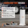 VEVOR 6.5L Pneumatic/Manual Oil Extractor Pump, Fluid Extractor Pump | Fluid Change Tool for Automotive Fluids Vacuum Evacuation, Oil Change, with Dipstick and Suction Hose, All-in-One Kit, White VEVOR 6.5L Pneumatic/Manual Oil Extractor Pump, Fluid Extractor Pump | Fluid Change Tool for Automotive Fluids Vacuum Evacuation, Oil Change, with Dipstick and Suction Hose, All-in-One Kit, White