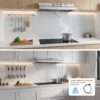 COMFEE' Range Hood 30 Inch Under Cabinet 200 CFM Ducted/Ductless, Stainless Steel