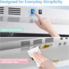 COMFEE' Range Hood 30 Inch Under Cabinet 200 CFM Ducted/Ductless, Stainless Steel