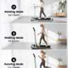 Yagud Walking Pad, Walking Pad Treadmill for Home Office, Portable Under Desk Treadmill with Remote Control and LED Display, Walking Jogging Running Machine Yagud Walking Pad, Walking Pad Treadmill for Home Office, Portable Under Desk Treadmill with Remote Control and LED Display, Walking Jogging Running Machine