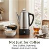 Elite Gourmet 6-Cup Electric Coffee Percolator, Stainless Steel, 1000W | Fast brewing, Keep Warm, auto shut-off, clear brew progress knob, cordless serving base, reusable filter Elite Gourmet 6-Cup Electric Coffee Percolator, Stainless Steel, 1000W | Fast brewing, Keep Warm, auto shut-off, clear brew progress knob, cordless serving base, reusable filter