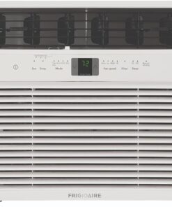 Frigidaire 10,000 BTU Window Air Conditioner with Remote Control, Cools Up to 450 Sq. Ft., Quiet Operation, Eco Mode, 3 Fan Speeds, Auto Restart, White | Cools up to 450 sq. ft., quiet operation, eco mode, three fan speeds, auto restart