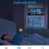 Midea 5,000 BTU Window Air Conditioner, Cools up to 150 Sq. Ft. with Easy-to-Use Reusable Filter, Remote, Perfect AC for Bedroom, Living Room, Home Office, Electronic Control