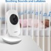 VTech Baby Monitor No WiFi with 2 Cameras – 19-Hour Battery, Patrol Mode for Twins & Two Rooms, 1000ft Range, Auto Night Vision, Two-Way Talk, Temperature Sensor | VM819-2