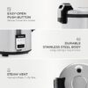CUCKOO Commercial Rice Cooker and Warmer, 60-Cup Cooked, CR-3032 | 30-Cup Uncooked Capacity, Nonstick Inner Pot, 3 Cooking Modes, One-Touch Operation, Steam Cooking, Made in Korea