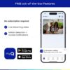 Chamberlain myQ Video Doorbell | 2K Camera, Battery/Wired, Color Night Vision, Live with 2-Way Talk, Motion Detection & Real-Time Alerts, 150 Deg Wide View, Black