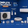 Senville AURA Mini Split Air Conditioner, Heat Pump, White, 24000 BTU | Energy Star Certified, Works with Alexa, Ductless, Wall Mounted, AHRI Certified, 208-230V Inverter