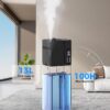 13L/3.43Gal Humidifier Large Room, 800ft² Coverage, 100H Runtime, Auto Humidity Control, Top Fill, Humidifiers for Bedroom, 35dB Quiet, Sleep Mode, Aroma Diffuser, 24H Timer, Auto Shut-off Protection