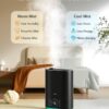 GoveeLife 7L Smart Humidifier for Bedroom, Warm & Cool Mist for Large Room | Auto Mode, 70H Quiet Runtime for Baby, Plants Nursery, App & Voice Control, RGB Nightlight, Humidity Sensor