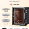 VEVOR Insulated Food Pan Carrier, 95 Qt Hot Box for Catering, LLDPE Food Box Carrier w/Double Buckles, Front Loading Food Warmer w/Handles, Stackable End Loader for Restaurant, Canteen, etc. Black VEVOR Insulated Food Pan Carrier, 95 Qt Hot Box for Catering, LLDPE Food Box Carrier w/Double Buckles, Front Loading Food Warmer w/Handles, Stackable End Loader for Restaurant, Canteen, etc. Black