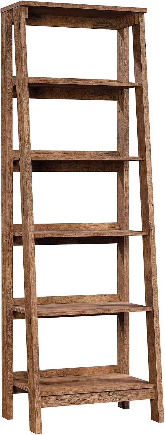 Sauder Trestle 5-Shelf Bookcase/ Book Shelf, Vintage Oak finish Sauder Trestle 5-Shelf Bookcase/ Book Shelf, Vintage Oak finish