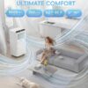 Garvee 8000 BTUs Portable Air Conditioners,350 Sq.Ft. Ceer 6.2,DOE 5K BTUs