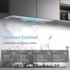 COMFEE' Range Hood Built-in/Insert 450 CFM Ducted/Ductless Convertible, Stainless Steel