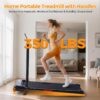 KASSADIN Electric Walking Pad Treadmill with Handle Bar Incline for Home, Portable Walking Pad Treadmill with Handles for Home Small, 3.0HP Mini Under Desk Treadmill for Exercising, 0.6-7.6MPH, 350LB KASSADIN Electric Walking Pad Treadmill with Handle Bar Incline for Home, Portable Walking Pad Treadmill with Handles for Home Small, 3.0HP Mini Under Desk Treadmill for Exercising, 0.6-7.6MPH, 350LB