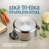 Farberware Brilliance Stainless Steel Cookware Set, 10-Piece | Stainless pots and pans set with fully encapsulated base, even heating, induction ready, dishwasher safe, oven safe to 350Â°F