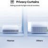 Hisense 8,000 BTU Inverter Window Air Conditioner, Wi-Fi Smart App Control | Wi-Fi Smart App Control, Energy Efficient, Quiet, Living Bedroom Home, up to 350 Sq. Ft.