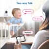 VTech Baby Monitor No WiFi, 5" Screen & Remote Pan-Tilt-Zoom for Newborns – Hack-Proof, 17Hr Battery, 1000ft Range, Auto Night Vision, Temperature Sensor, Two-Way Talk | VM924