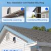 REOLINK Argus PT Ultra First 4K Solar Security Cameras Wireless Outdoor | 360° Pan Tilt Auto-Tracking, 8MP Color Night Vision, 2.4/5 GHz Wi-Fi 6, No Subscriptions, Home Hub Compatible
