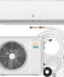 Mini Split Ac/Heating System, 18000 BTU 230V 19 SEER2 Split AC Unit