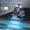 Teant Mattress Bed Vacuum Cleaner, 16 kPa Suction & 253.7nm UV-C, MV-Blue | 2-Speed Mattress Vacuum with 33000 RPM Tapping, UV-C, Ultrasonic, 149℉ Heat, Anion, HEPA, Deep Clean for Bed and Pet Hair
