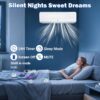 GarveeHome 18000 BTU Mini Split Air Conditioner Heat Pump System, 19 SEER2 230V Ductless AC Cool Up to 1250 Sq. Ft, Complete Installation Kit, White