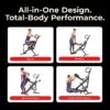 Sunny Health & Fitness Smart Heavy-Duty Row-N-Ride, Full-Body Squat Assist | Free SunnyFit App, Multi-Exercise Training, 3 Squat Depths, 5 Resistance Levels, 350LB Capacity, Compact Foldable Design Sunny Health & Fitness Smart Heavy-Duty Row-N-Ride, Full-Body Squat Assist | Free SunnyFit App, Multi-Exercise Training, 3 Squat Depths, 5 Resistance Levels, 350LB Capacity, Compact Foldable Design