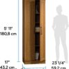 Sauder HomePlus Storage Cabinet/ Pantry cabinets, Sienna Oak finish Sauder HomePlus Storage Cabinet/ Pantry cabinets, Sienna Oak finish