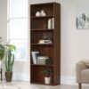 Sauder Beginnings 5-Shelf Bookcase, Bookshelf with Adjustable Storage Shelves, in Brook Cherry Sauder Beginnings 5-Shelf Bookcase, Bookshelf with Adjustable Storage Shelves, in Brook Cherry