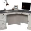Sauder Palladia L Shaped Desk with Drawers, Office Desk with File Cabinet Storage, Cable Management, Keyboard Tray, in Glacier Oak Finish Sauder Palladia L Shaped Desk with Drawers, Office Desk with File Cabinet Storage, Cable Management, Keyboard Tray, in Glacier Oak Finish
