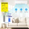 Mini Split Ac/Heating System, 12000 BTU Inverter 115V 19 SEER2 Mini Split AC Unit