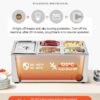 VEVOR 24QT Commercial Food Warmer, 5-Pan Electric Steam Table, 1200W Professional Countertop Stainless Steel Buffet Bain Marie with 86-185°F Temp Control for Catering, Buffet, Parties, Restaurants