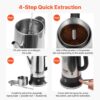 VEVOR 12-Cup Electric Percolator Coffee Pot, 304 Stainless Steel Body Coffee Percolator with Keep Warm Function & Heat-Resistant Handle, Classic Coffee Maker, Quick Brew & Easy-Pour Spout, Silver VEVOR 12-Cup Electric Percolator Coffee Pot, 304 Stainless Steel Body Coffee Percolator with Keep Warm Function & Heat-Resistant Handle, Classic Coffee Maker, Quick Brew & Easy-Pour Spout, Silver
