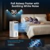 Portable Air Conditioners, 4-IN-1 Evaporative Air Cooler, Swamp Cooler, 6 Speeds & 3 Modes, 3-Gal Water Tank for Cooling, 16 FT/S Remote Control, Portable Air Cooler Fan for Indoors