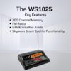 Whistler WS1025 Analog Desktop Scanner – Programmable Police/Fire/Weather Radio with 200 Channels and Backlit LCD Display – Easy-to-Use Base Unit – Black