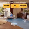roborock Qrevo S5V Robot Vacuum and Mop, FlexiArm Edge Mopping | 12,000Pa, Dual Zero-Tangle System, Smart Obstacle Avoidance, 10mm Mop Lifting, Auto Mop Washing & Warm Air Drying, White