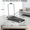 Yagud Walking Pad, Walking Pad Treadmill for Home Office, Portable Under Desk Treadmill with Remote Control and LED Display, Walking Jogging Running Machine Yagud Walking Pad, Walking Pad Treadmill for Home Office, Portable Under Desk Treadmill with Remote Control and LED Display, Walking Jogging Running Machine