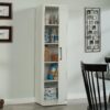 Sauder HomePlus Pantry Storage Cabinet, Soft White | Single Door, Adjustable Shelves, Kitchen Storage Cabinet Sauder HomePlus Pantry Storage Cabinet, Soft White | Single Door, Adjustable Shelves, Kitchen Storage Cabinet