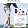 REDTIGER Golf Rangefinder with Slope On/Off,7X Magnification 1200 Yards | Flag Pole Lock with Vibration,IP54 Water Resistant,Rechargeable,Magnetic Suction，GolfVue Series 1,White
