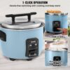 VEVOR Commercial Rice Cooker, 40-Cup Rice Cooker, 8.45 Qt / 8 Liter Large Rice Cooker and Warmer with Nonstick Inner Pot, Fast Cooking and 24-Hour Keep Warm, with Rice Cup and Paddle, for Restaurant VEVOR Commercial Rice Cooker, 40-Cup Rice Cooker, 8.45 Qt / 8 Liter Large Rice Cooker and Warmer with Nonstick Inner Pot, Fast Cooking and 24-Hour Keep Warm, with Rice Cup and Paddle, for Restaurant