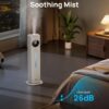 DREO 11L Smart Humidifier Large Room 700 ft², Humidifiers for Bedroom, 100H | 26dB Quiet, Auto Mode, APP & Remote Control, Clean Tank Technology, RGB Light, Aroma Box, Cool Mist Humidifier HM735S, White