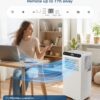 Garvee 8000 BTUs Portable Air Conditioners,350 Sq.Ft. Ceer 6.2,DOE 5K BTUs