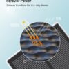 aosu Solar Camera Outdoor Wireless for Home Surveillance,Fixed Solar Panel | Easy to Set up,360° Full Coverage,Auto Person Tracking,2K Clarity&Full-Color Night Vision,Two-Way Talk,2.4GHz WiFi only