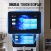 VEVOR Commercial Ice Cream Machine, 1000W Single Flavor Soft Serve Ice Cream Maker, 10.6 QT/H Yield, 4L Hopper & 1.6L Cylinder, Touch Screen, Auto Clean & Pre-Cooling, Countertop Restaurant Snack Bar
