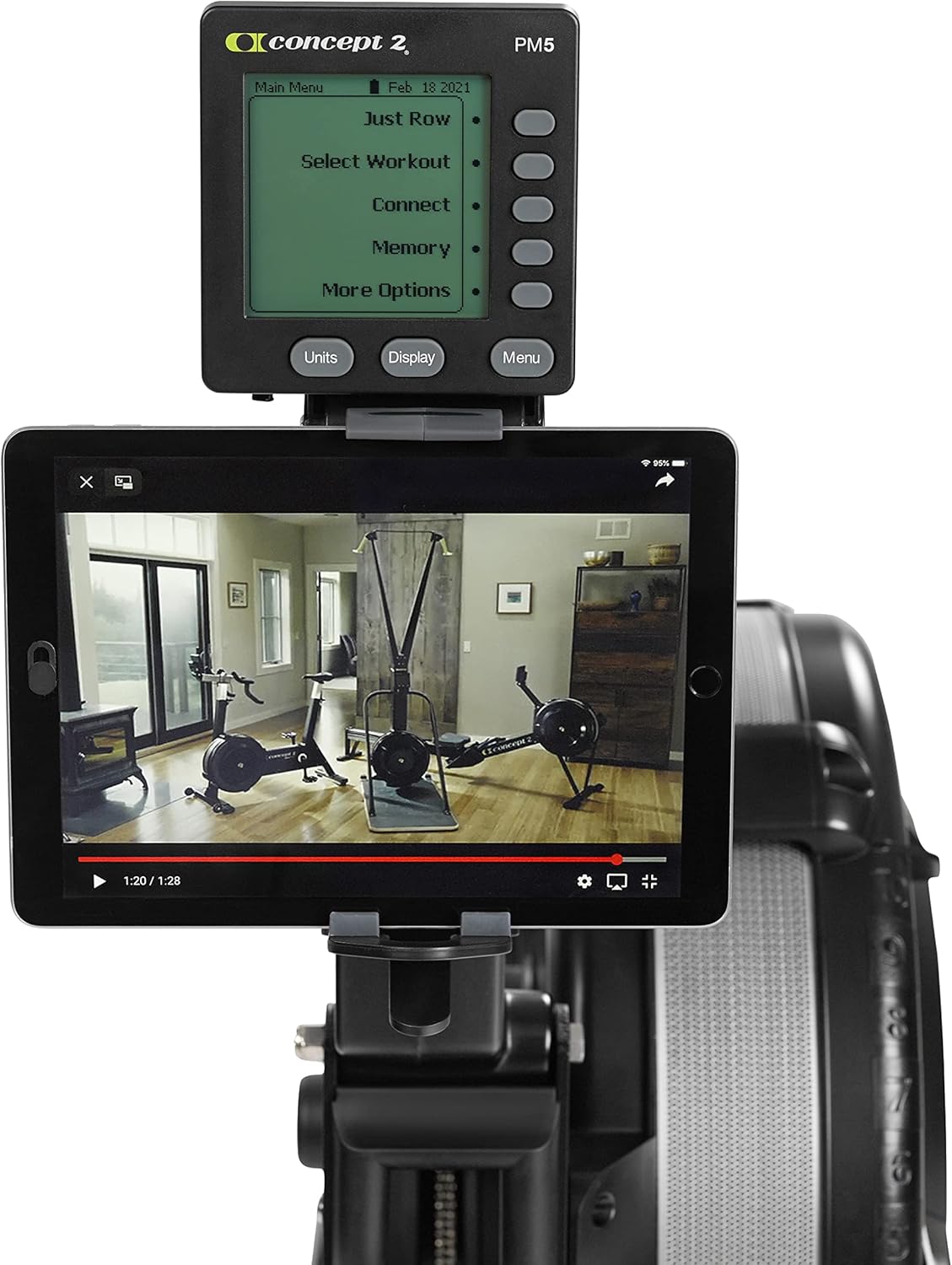 Concept2 RowErg Indoor Rowing Machine - PM5 Monitor, Device Holder, Adjustable Air Resistance, Easy Storage Concept2 RowErg Indoor Rowing Machine - PM5 Monitor, Device Holder, Adjustable Air Resistance, Easy Storage - Image 14