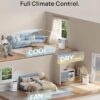 Garvee 8000 BTUs Portable Air Conditioners,350 Sq.Ft. Ceer 6.2,DOE 5K BTUs