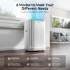 ZAFRO Smart Inverter Portable Air Conditioners, 16000 BTU (12000 BTU SACC) | Dual Hose Portable AC Unit with Energy Saving/Ultra Quiet(42dB)/Drainage-free Cooling/APP/Remote for Multi-Scenario Use