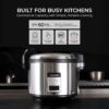 CUCKOO Commercial Rice Cooker and Warmer, 60-Cup Cooked, CR-3032 | 30-Cup Uncooked Capacity, Nonstick Inner Pot, 3 Cooking Modes, One-Touch Operation, Steam Cooking, Made in Korea