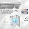 COMFEE' 30 Inch Under Cabinet Range Hood, Ducted/Ductless Convertible